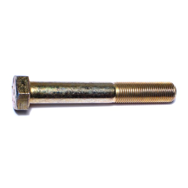 Midwest Fastener Grade 8, 1/2"-20 Hex Head Cap Screw, Zinc Yellow Steel, 3-1/2 in L, 10 PK 00893 - main
